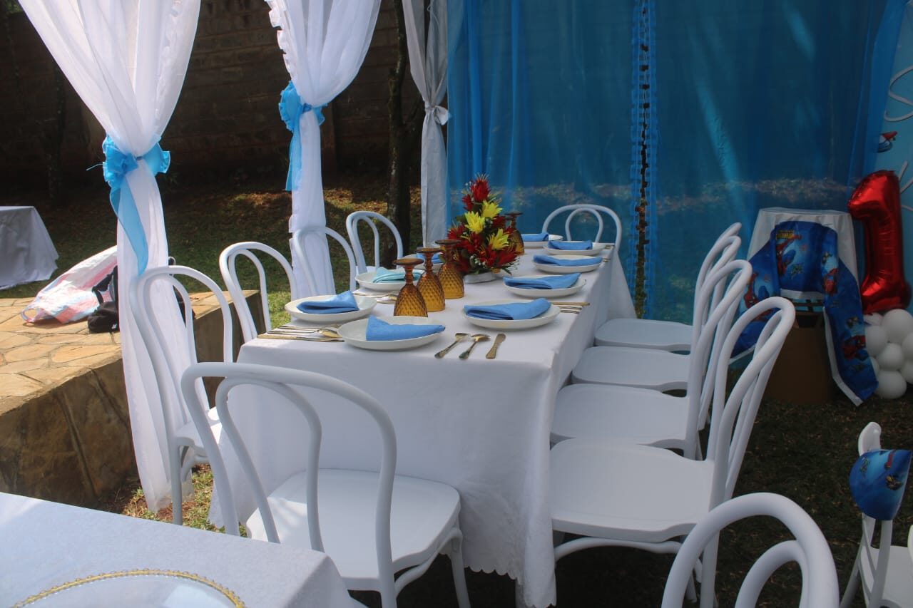Looking to host an event in Westlands, Nairobi? We’ve got just what you need! Our selection of quality tables and chairs for hire comes at prices that won’t break the bank. Whether it’s a birthday bash, a wedding, a corporate gathering, a baby shower, or any special occasion, we have the perfect furniture to match your style and requirements.Our chairs are not only clean and comfortable but also well-kept, and our tables come in various sizes to accommodate your guest list just right. We pride ourselves on timely delivery and offer flexible packages for events of all sizes.
Let us take the stress out of your event planning! Our friendly team is here to support you every step of the way.
📍 Located in Westlands, we proudly serve Nairobi and the surrounding areas.
📞 Give us a call or send us a WhatsApp at 0792 788 442 to reserve your tables and chairs today.
Make your event stunning and stress-free with our help!